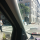 During a left turn pedestrians can be hidden behind a car's blind spot.